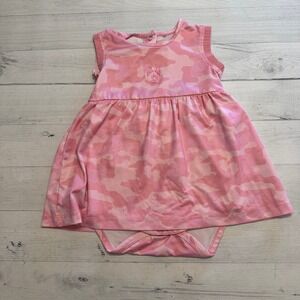 Garb baby girls pink camo dress 12 months